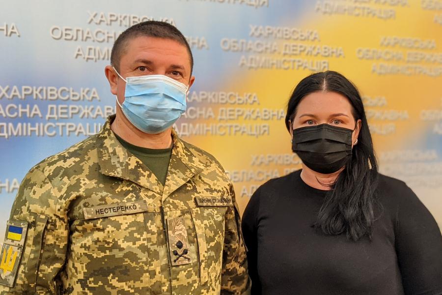 Айна Тимчук зустрілася з військовослужбовцями ЗСУ