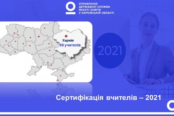 69 учителей начальной школы Харьковской области успешно прошли сертификацию в 2021 году