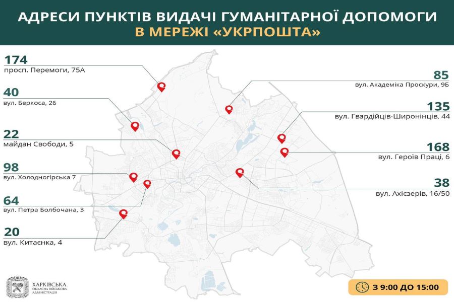 Гуманітарна допомога продовжує надходити на пункти видачі