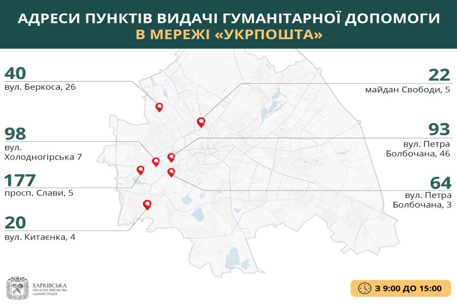 Де отримати гуманітарну допомогу в Харкові 4 травня