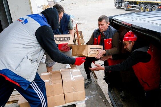 Жители Харьковщины продолжают получать гуманитарную помощь
