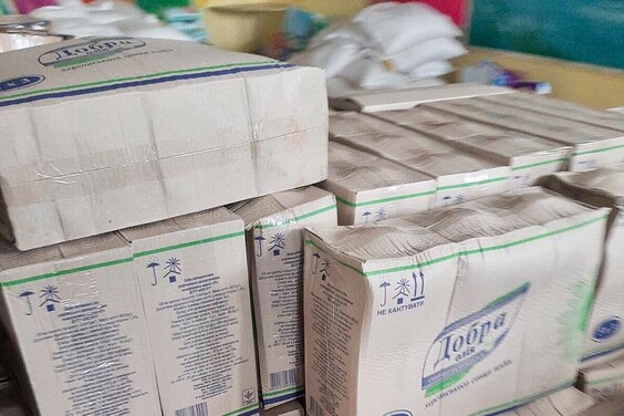 Жителям Печенізької громади передали гуманітарну допомогу