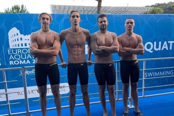 Харьковский пловец в составе сборной установил новый рекорд Украины на чемпионате Европы