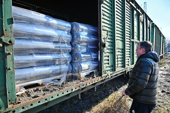 Харківщина отримала 42 тонни будівельних матеріалів та сумішей