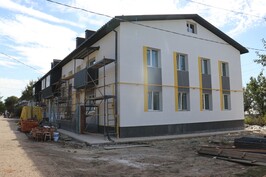 У Дергачах завершують відбудову трьох багатоквартирних будинків