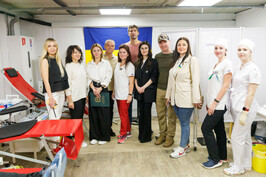 Олена Логвинова взяла участь у відкритті донор-центру