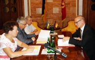 Юрий Сапронов встретился с Генеральным консулом Федеративной Республики Германии в Донецке г-ном Клаусом Цилликенсом