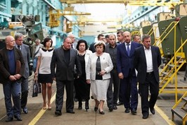 Президент Асоціації платників податків України Валентина Арбузова відвідала Харківський завод імені Малишева і Харківську бісквітну фабрику